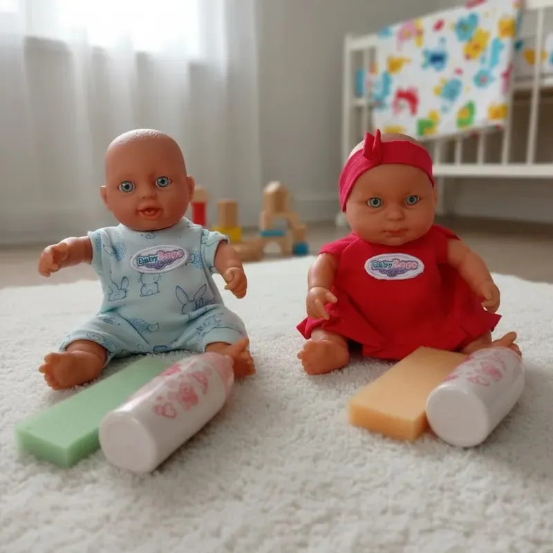 Bebotes Mellizos Mini Born Con Accesorios Turby Toy - Image 4