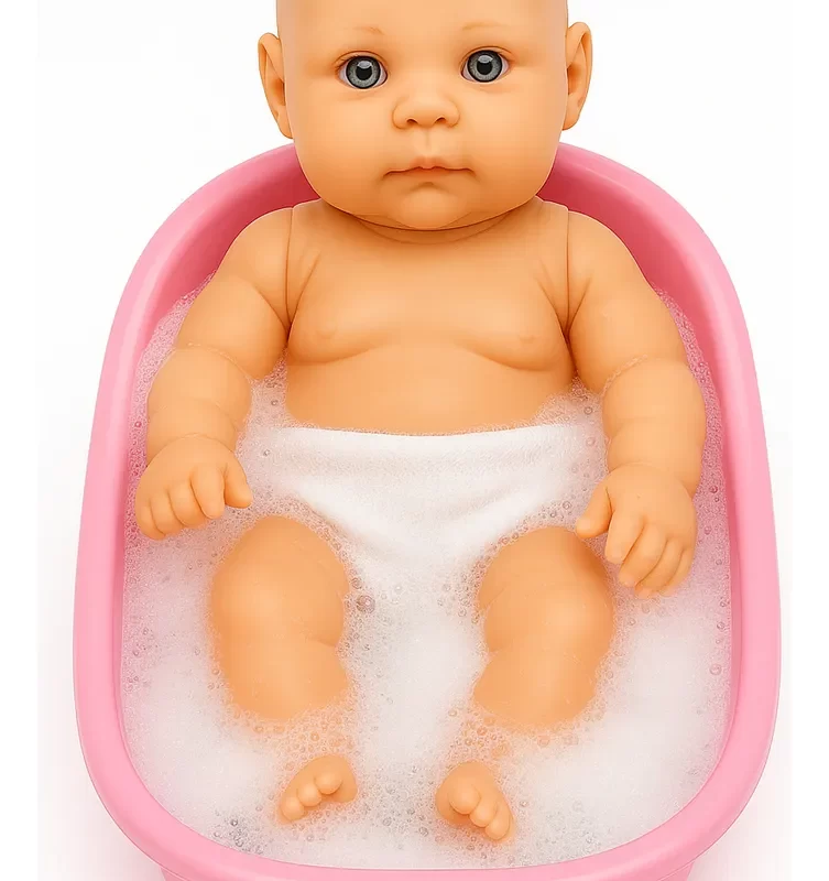 Bebote Con Bañera Infantil Set De Baño Completo Turby Toy